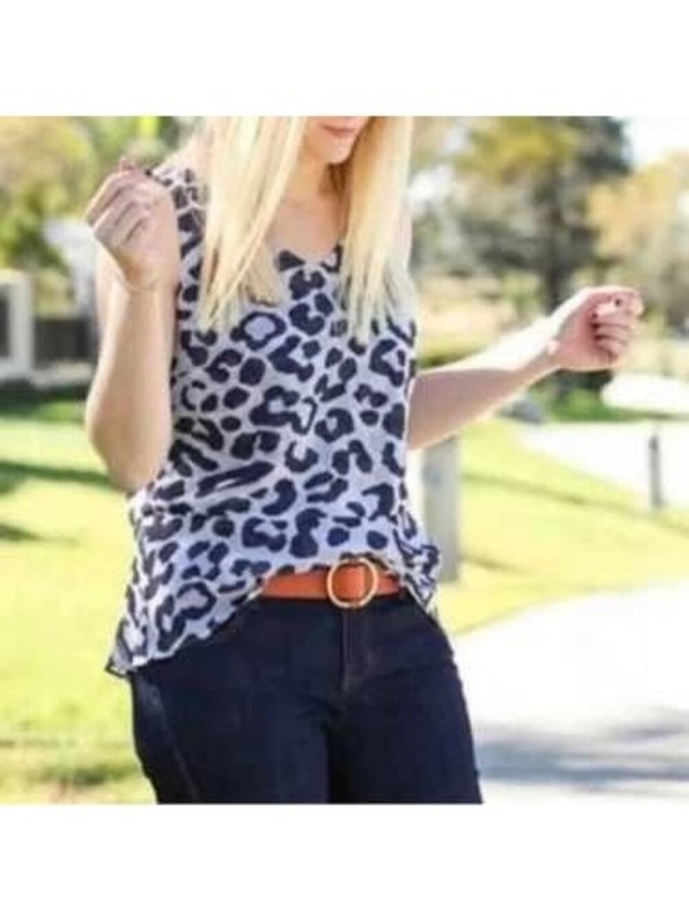 Cabi Feline Blouse Style# 5536 Size Small